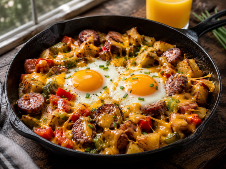 Cheesy Breakfast Skillet