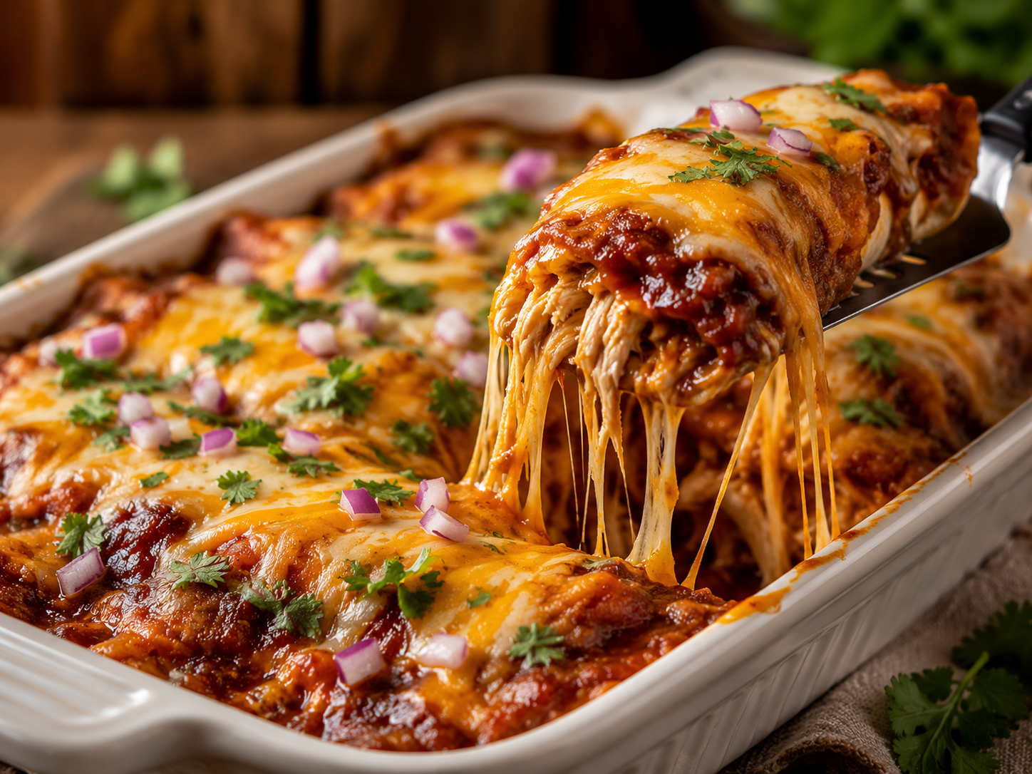 Gluten Free BBQ Chicken Enchiladas