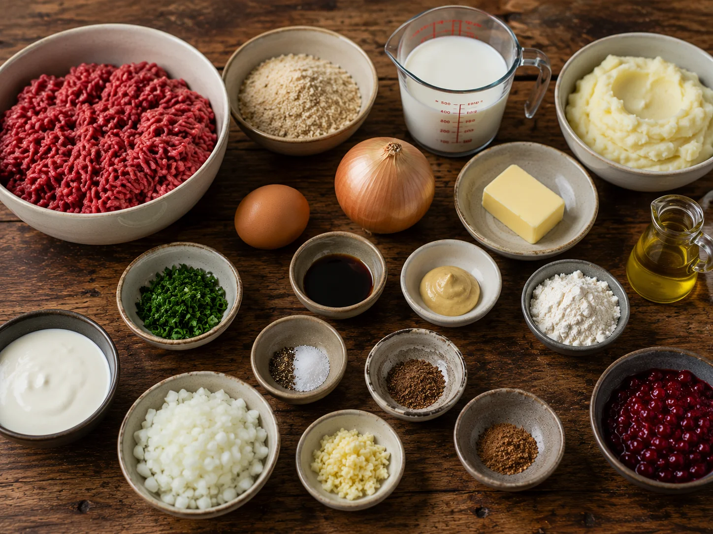 Swedish Meatballs ingredients