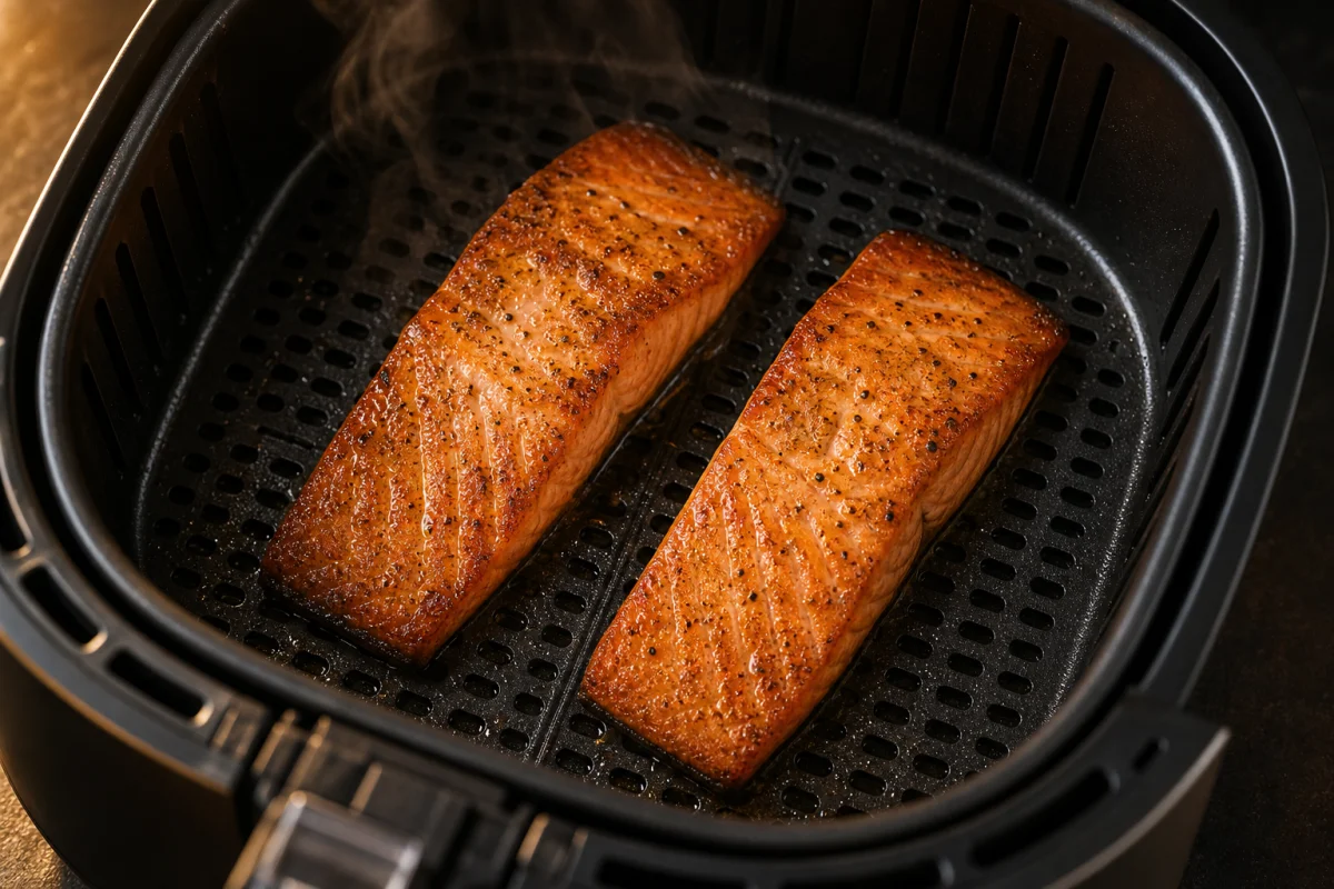 How to make Air Fryer Salmon step by step